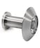 Earl Diamond Door Viewer Peephole Solid Brass 200Degree Security Peephole with Heavy Duty Rotating Privacy Cover for for 138 to 216 Doors for Home Office Hotel Satin Nickel