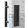 EaseLife 10 Sliding Barn Door Handles and Pulls Rustic Double Sided Hardware Set Heavy Duty Matte Black Powder Coated Finish Easy Install