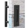EaseLife 10 Sliding Barn Door Handles and Pulls Rustic Double Sided Hardware Set Heavy Duty Matte Black Powder Coated Finish Easy Install