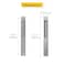 BRIXWELL Brixwell Chrome Patio Flush Mount Handle Set Without Key Cylinder Metal Built 712 Length 658 Hole Spacing 78 Width Metal Sliding Door Handle Set Flush Sliding Door Handle