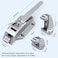 Darella Walk in Cooler Latch Handle 304 Stainless Steel Freezer Door Handle Kit 59 Inside Release Handle Walk in Cooler DoorHandle Kit High Base