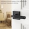 FILTA 4 Pack Matte Black Passage Door Handles Knurled Door Levers Interior Matte Black Door Lever Bathroom Door Knobs Heavy Duty Square Door Lock