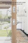 Goldenwarm Front Door Handle and Deadbolt Set Brushed Nickel Front Door Lock Set with Reversible Handle Lever Classic Front Door Hardware Single Cylinder Front Door Entry Lock