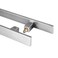 HONGYUN 48Inch Long Square Door Pull Handle with Solid Standoffs HeavyDuty Commercial Grade 304 Stainless Steel for Interior Exterior Push Pull Glass and Barn Doors Brushed Finish
