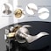 Knobonly 10 x Wave Style Door Levers Hall Closet Passage Handles Brushed Nickel Finish Handleset Stainless Steel