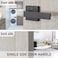 KNOBWELL 6 Pack Heavy Duty Dummy Door Handle Door Leversets Dummy Lever Single Sided Handle for Both RightLeft Handed Doors Matte Black Finish 093 lb One Lever