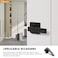 KNOBWELL 6 Pack Heavy Duty Dummy Door Handle Door Leversets Dummy Lever Single Sided Handle for Both RightLeft Handed Doors Matte Black Finish 093 lb One Lever