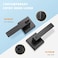 KNOBWELL 6 Pack Matte Black Heavy Duty Entry Door Handle Set Keyed AlikeCombo Keyed Entry Door Lock Set Classic Door Handle with Lock Left or Right Handing 213 lb One Lever
