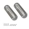 QLQWDNDY 2 Pack Pull Push Door Plate Handle 8inch Stainless Steel Heavy Duty Sliding Barn Door Pull for Shed Cupboard Toilet Cabinet Garage with Mounting ScrewsSilver200mmx65mm Ellipse