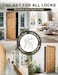 Tinewa 2 Pack Entry Door Levers with Lock and Key Brushed Nickel Keyed Alike Lockset Combo Pack Entrance Door Handles for Office and Front Door Door Knobs Lockset Each with 3 Keys