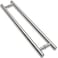TOGU TG6012 18 inch SUS 304 Stainless Steel Door Pull HandleCommercial Long Door Handle with Solid mounting standoffs Working as gate HandleShower Door HandleBrushed Nickel Finish