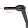 uxcell M10 x 40mm Handle Adjustable Clamping Lever Thread Push Button Ratchet Male Threaded Stud Knobs Rotating Screw Handles Bolts with Locking Lever Black 2pcs