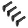 uxcell M6 Handle Adjustable Clamping Lever Thread Push Button Ratchet Female Threaded Stud 4 Pcs