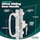 Wynn Hardware 85 Legacy Sliding Patio Glass Door Offset Latch White Handle Set with Keys Sash Controls 2265 Keyed Lock Fits 31516 Screw Hole Spacing and 114 to 214 Door Thickness
