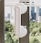 YIDELAI Large Glass Door and Window Handles Bathroom Sliding Doors cabinets wardrobes Suction Cups and Seamless Handles White