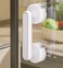 YIDELAI Large Glass Door and Window Handles Bathroom Sliding Doors cabinets wardrobes Suction Cups and Seamless Handles White