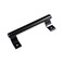 YIDELAI Aluminum Alloy Sliding Door Handle Balcony Glass Sliding Door Handle Bathroom Closet Metal Modern Handle Black