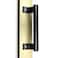 YIDELAI Aluminum Alloy Sliding Door Handle Balcony Glass Sliding Door Handle Bathroom Closet Metal Modern Handle Black