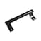 YIDELAI Aluminum Alloy Sliding Door Handle Balcony Glass Sliding Door Handle Bathroom Closet Metal Modern Handle Black