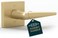 Mega Handles Schein Dummy Door Handles 1 Pack Heavy Duty Gold Door Handle NonTurning Door Handle for Hallway Closet French Doors Single Side Fits All Standard Doors Satin Brass