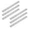 Oedema 63 Continuous Piano Hinges Iron Continuous Hinge 6PCS Piano Hinge with Screws for Cabinet Doors DIY Wooden Projects 075 Open Width Silver