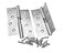 Auto-plaza 1 Pair 4100mm Stainless Steel Rising Butt Handed Lift Off Door Hinge Left