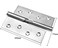 Auto-plaza 1 Pair 4100mm Stainless Steel Rising Butt Handed Lift Off Door Hinge Left