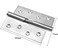Auto-plaza 1 Pair 4100mm Stainless Steel Rising Butt Handed Lift Off Door Hinge Left