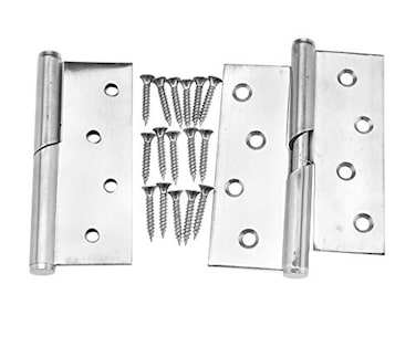 Auto-plaza 1 Pair 4100mm Stainless Steel Rising Butt Handed Lift Off Door Hinge Right