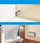 WANLIAN 2 Pieces Frameless Glass Door Hinge Door Pivot Hinge Glass Clamp for 58mm