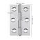 Caldeum 20 Pcs Metal Hinges Folding Butt Hinge 2 Inch Door and Window Gift Box Cabinet Hinge with 120 ScrewsApply to Manual Work DIY Design