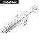 XHMAXE 4Pcs Continuous Piano Hinges 12Inch 12 Open Width Silver Heavy Duty Stainless Steel 004 Folding for Storage Boxes Cabinets Door Piano Wood Furniture
