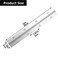 XHMAXE 4Pcs Continuous Piano Hinges 12Inch 12 Open Width Silver Heavy Duty Stainless Steel 004 Folding for Storage Boxes Cabinets Door Piano Wood Furniture