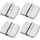 ULWSKY 4pcs Public Toilet Stainless Steel HingeSilver Restroom Partition Hardware Connection Accessories for Shopping mallsHotels Bathroom Bathroom Door SilverLeft Side Hinge