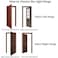 ULWSKY 4pcs Public Toilet Stainless Steel HingeSilver Restroom Partition Hardware Connection Accessories for Shopping mallsHotels Bathroom Bathroom Door SilverLeft Side Hinge