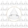 Aifeier ET 30 Pieces Rubber Door Silencer Hinge Outlet Anti Collision Silencer for Metal and Wood Doors 12 Inch Diameter White