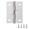 Aifeier ET 4PCS Stainless Steel Spring Hinges Self Closing Door Hinges 2 Inch Length Small Spring Loaded Hinges for Doors Cabinets Jewelry Boxes Tool Boxes