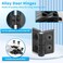 Air Jade 2 Sets Door Handles and Alloy Hinges Installation Kit for 2020 Series 6mm TSlot Aluminum Extrusion Aluminum Frame Hardware Includes 20 Pcs Hex Screws 20 Pcs TNuts and 2 Pcs Wrenches
