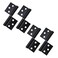 Antrader 3 Inch Lift Off Hinge Flag HingesBlack Offset Door HingesStainless Steel Door Hinge Detachable4 Pcs