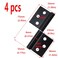 Antrader 3 Inch Lift Off Hinge Flag HingesBlack Offset Door HingesStainless Steel Door Hinge Detachable4 Pcs