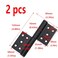 Antrader 5 Inch Lift Off Hinge Flag HingesBlack Offset Door HingesStainless Steel Door Hinge Detachable2 Pcs