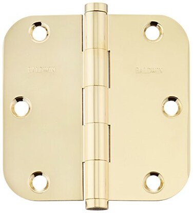 Baldwin 1135003I Radius Mortise Hinge Lifetime Brass