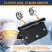qtanber Ball Bearing Door Hinges 35 Stainless Steel Door Hinges 35X 35 Residential Doors Hardware with 58 Radius Corner NonRemovable Pin 3 Pack Black 3 Pack