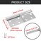 Bivethoi 4 Inch Flag Hinges 304 Stainless Steel Lift Off Hinge Heavy Duty Detachable Door Hinges for Window Gate 4 Pcs