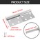 Bivethoi 4 Inch Flag Hinges 304 Stainless Steel Lift Off Hinge Heavy Duty Detachable Door Hinges for Window Gate 4 Pcs