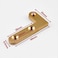 BOLWHAO 360 Degree Rotatable Door Pivot Hinges Antique Cabinet Door Hidden Copper Hinge for Windows Fence Sheds Kitchen Gate Closet Cupboards 4 Pieces LShape