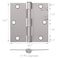 Design House 181487 Square Steel Door Hinge Door Hardware Door Hinges for Interior Doors 35 x 35 Satin Nickel 10Pack