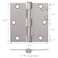 Design House 181487 Square Steel Door Hinge Door Hardware Door Hinges for Interior Doors 35 x 35 Satin Nickel 10Pack