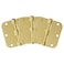 Design House Plain Bearing Door Hinge 3Pack 312 x 312 in 58 in Radius Satin Brass Steel Removable Pin 181396