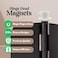 Wallertree Door Hinge Heads Decorative Topper Coffee Latte Art Hinge Head Magnet Miniature Door Hinge Pin Topper Set of 5